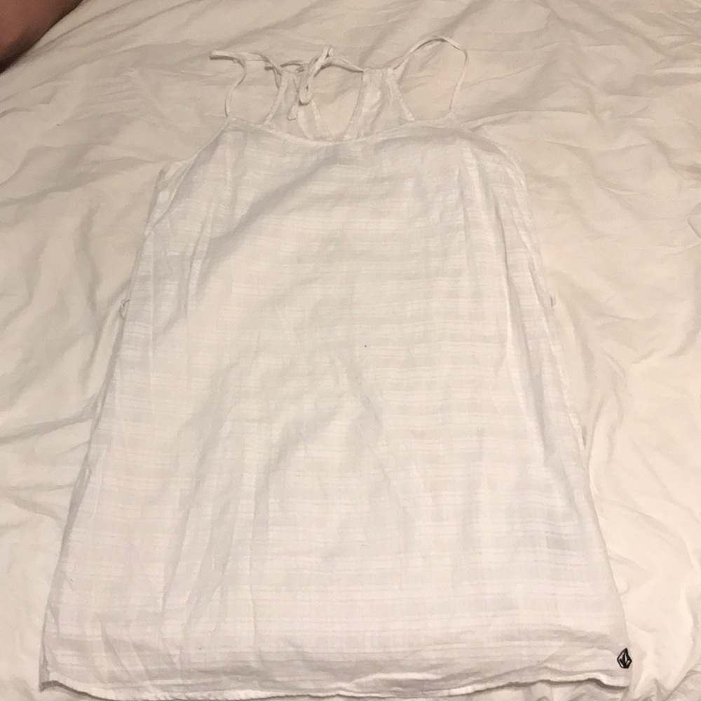 White Volcom Dress (lined so not see through)